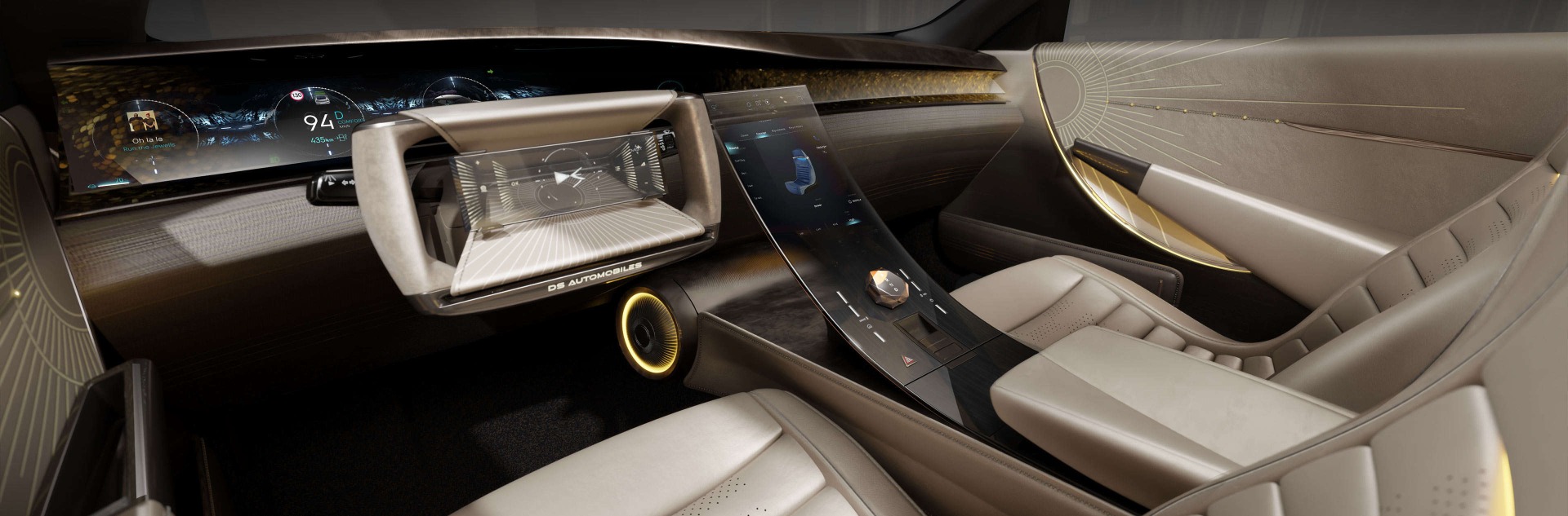 Інтерʼєр салону концепт-кару SM TRIBUTE